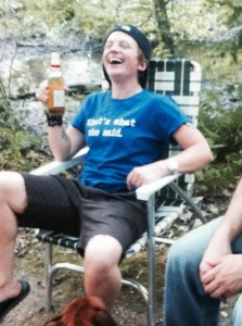 This is what a real Bro-dyke looks like...(yeah, that's me, bro-ing out many many years ago...)